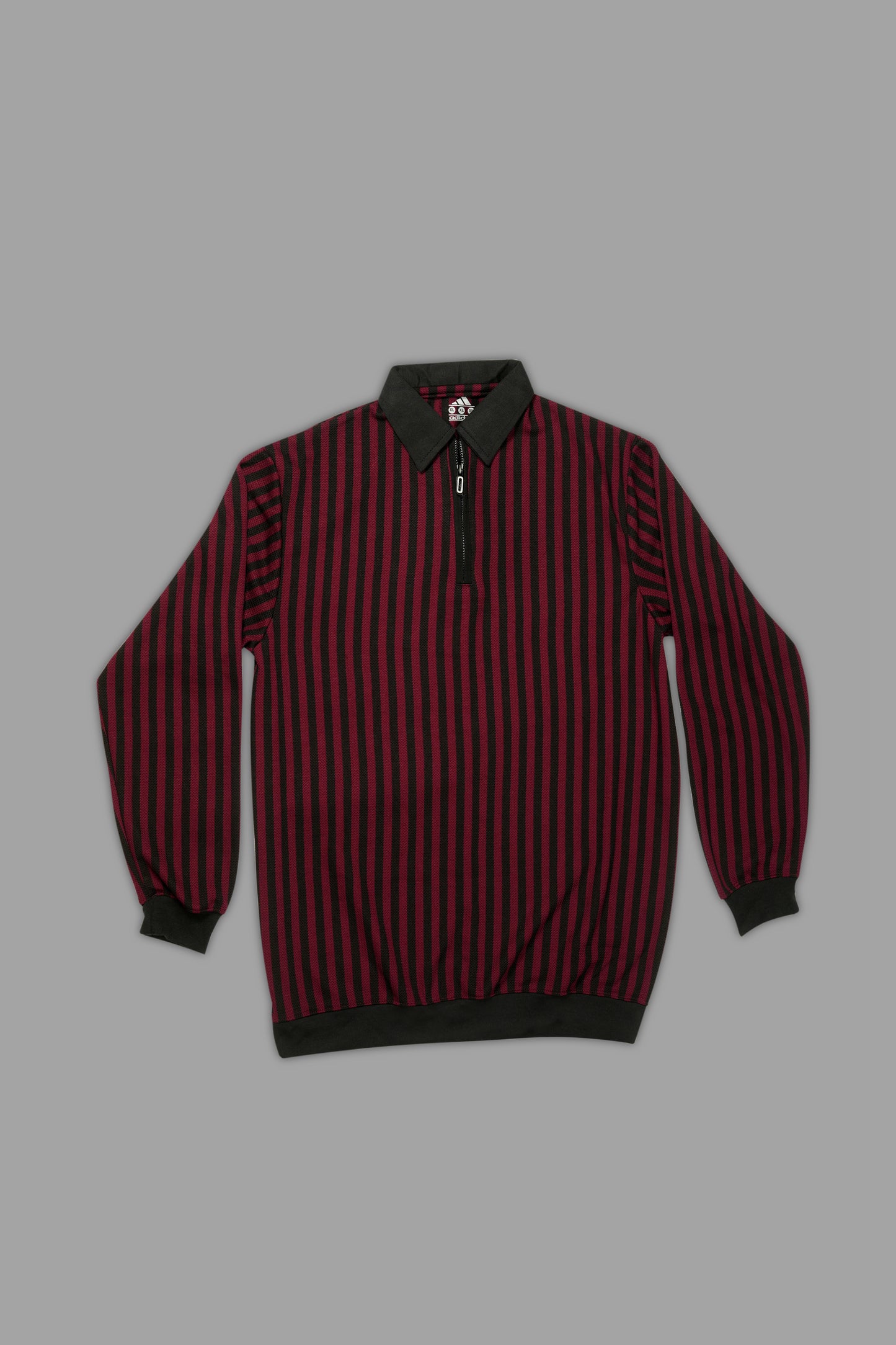 Zipper Sweat Shirt Red