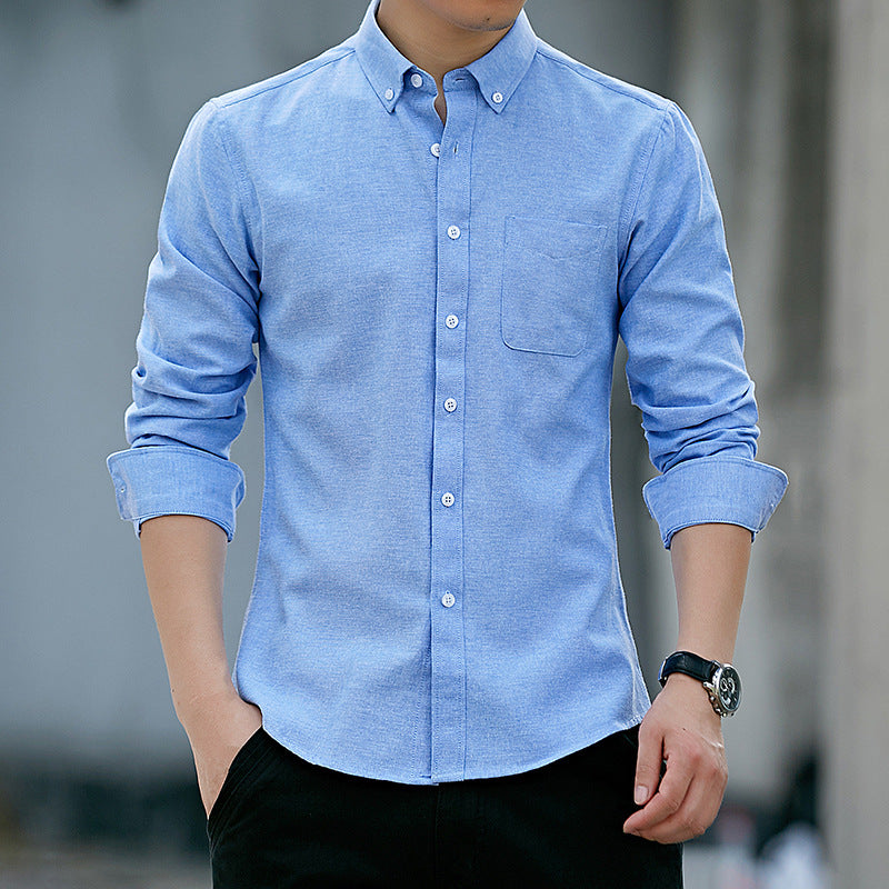 Mens Oxford Long-Sleeved Shirt