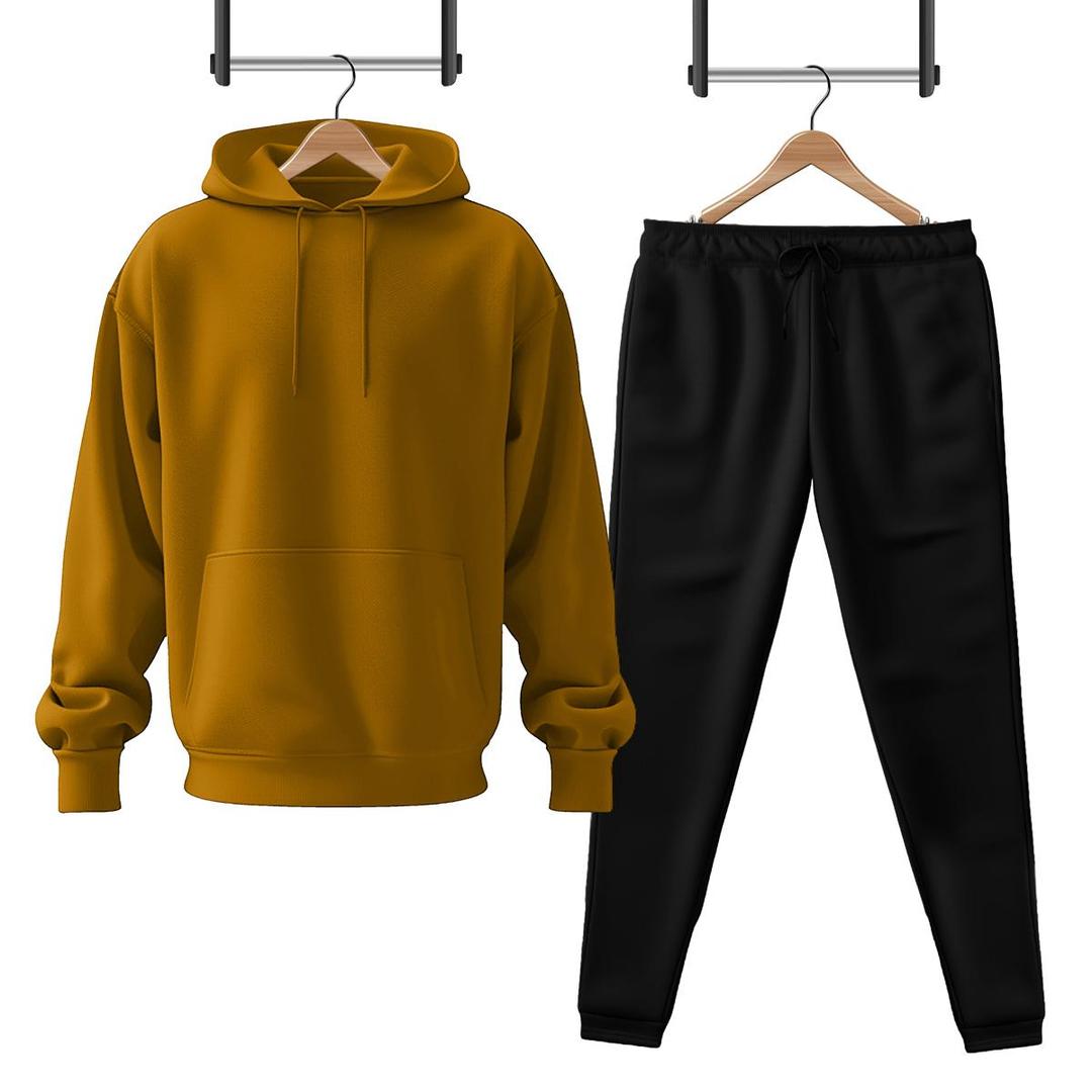 2 pcs Fleece Hoodie Tracksuit