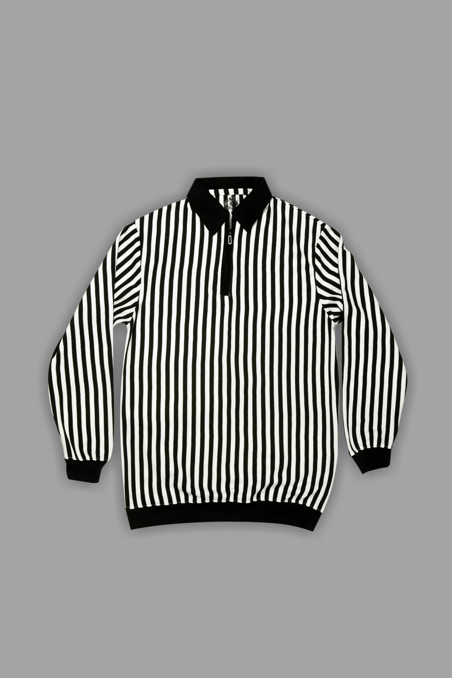 Zipper Sweat Shirt White