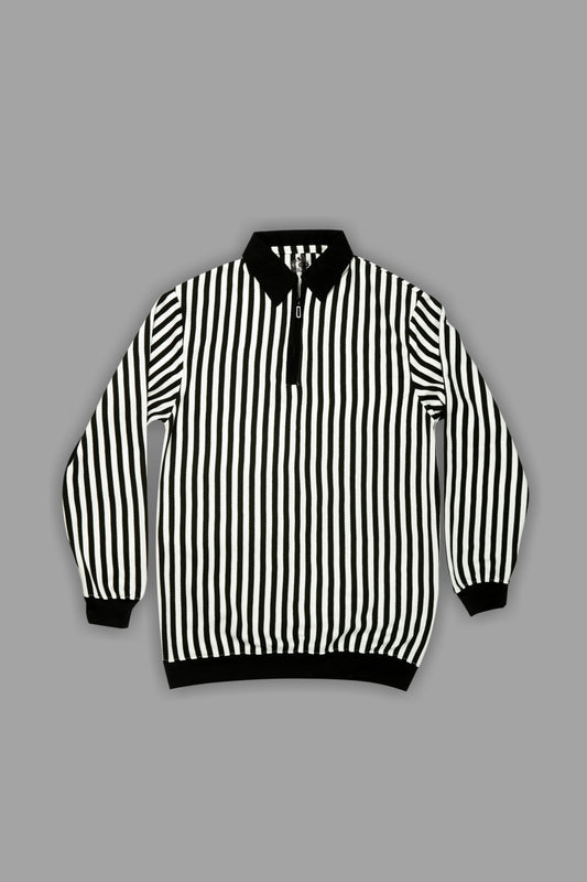 Zipper Sweat Shirt White