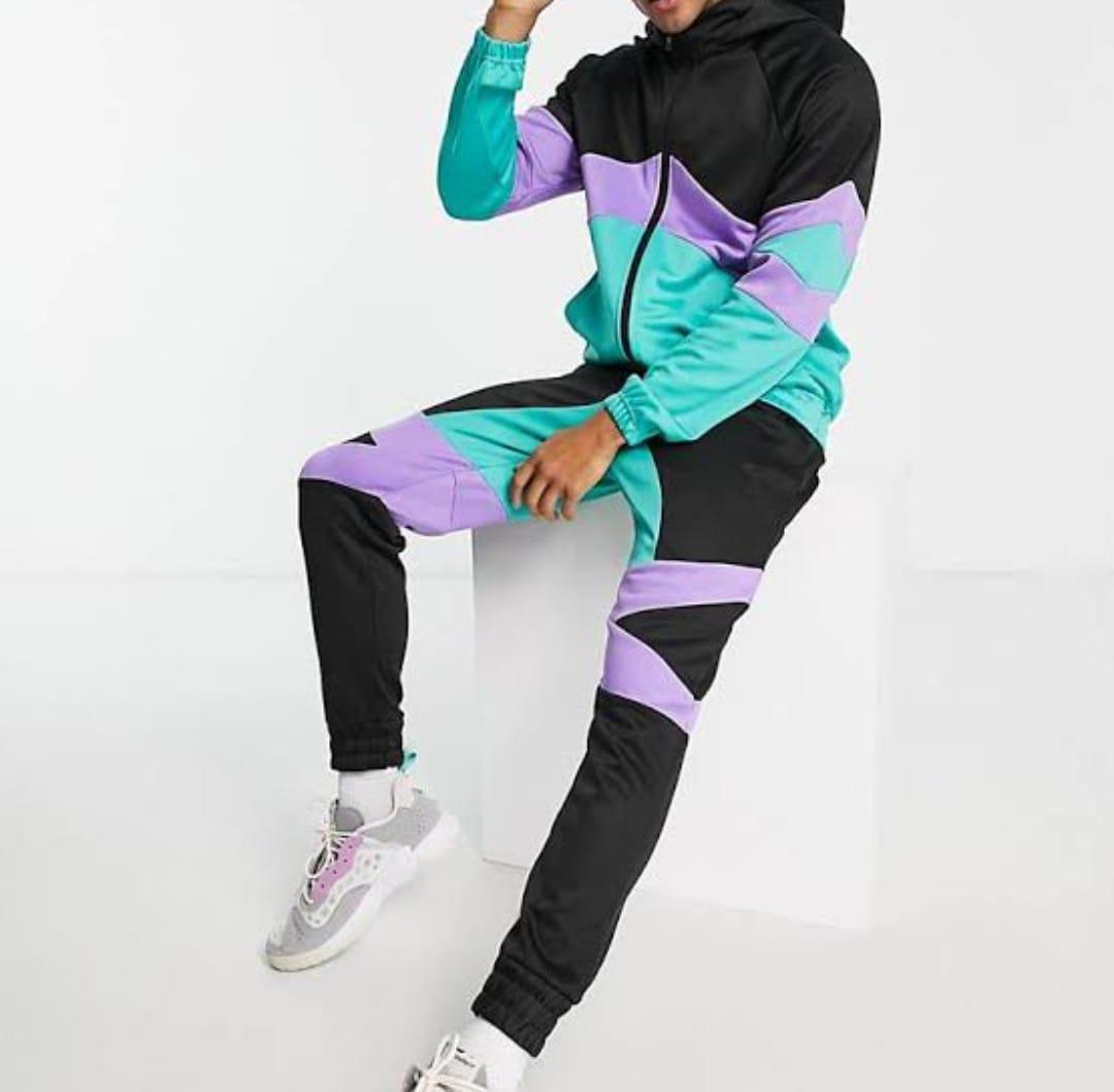 Dri Fit Plain Zipper Tracksuit