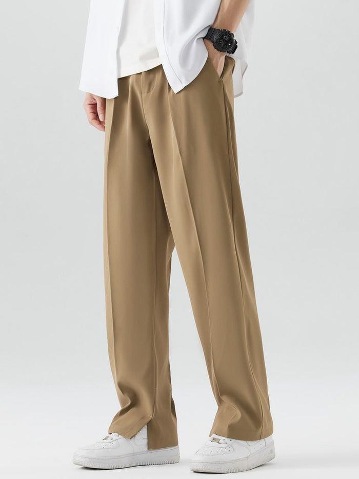 Relaxed Fit Platted Trouser