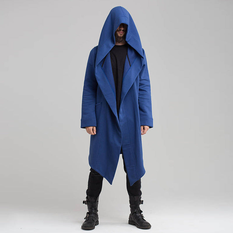 Long Cardigan Cloak Coat Hooded Sweater