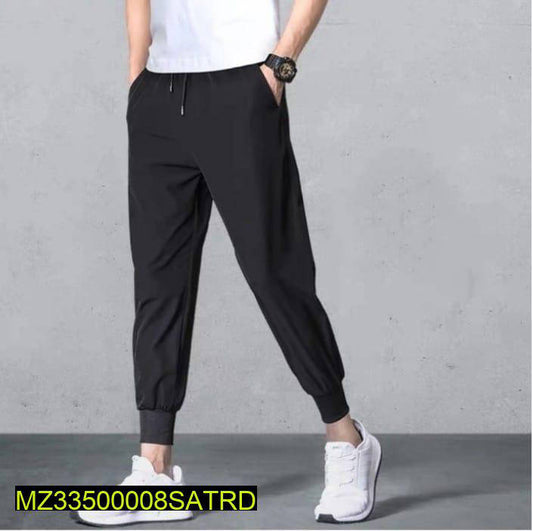 Men's Stitched Cotton Jersey Plain Trouser